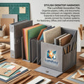 📂 Lumifold™ Collapsible Magnetic Desk File Organizer