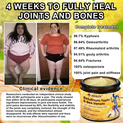 HISKIN® Botulinum Toxin & Bee Venom Pain Relief & Bone Healing Cream
