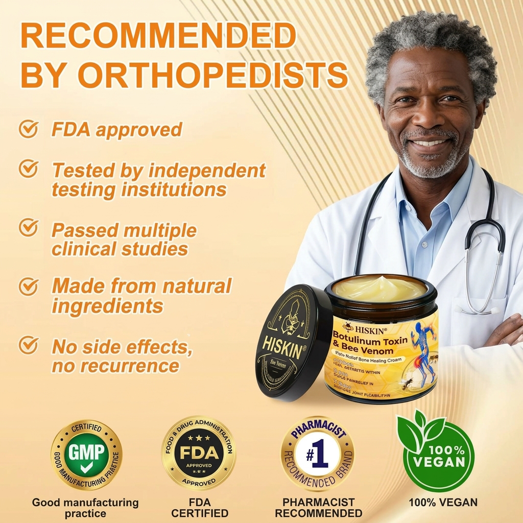 HISKIN® Botulinum Toxin & Bee Venom Pain Relief & Bone Healing Cream