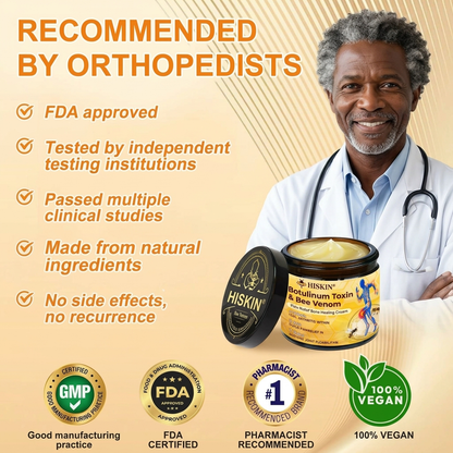 HISKIN® Botulinum Toxin & Bee Venom Pain Relief & Bone Healing Cream