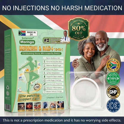 Official Solaroza® Centre | Targeted 10-in-1 Slimming Patch with Berberine & NAD+